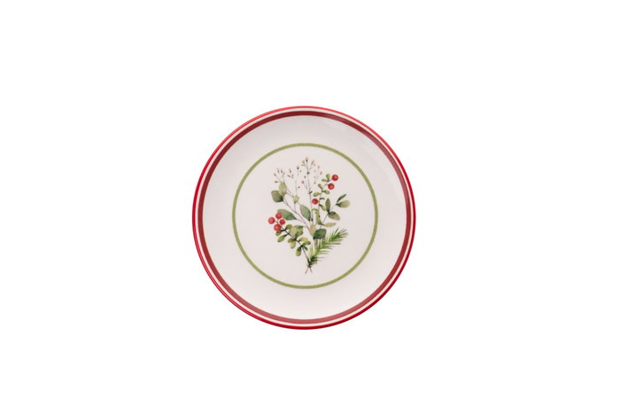 Hermia Juego de Platos de Postre Navideños de Porcelana, 6 Piezas Multicolor Hermia Juego de Platos de Postre Navideños de Porcelana, 6 Piezas Multicolor